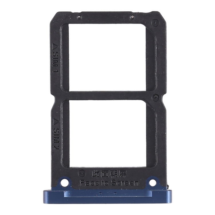 For OPPO R17 2 x SIM Card Tray (Blue) - Card Socket by PMc TechLife | Online Shopping South Africa | PMc TechLife | Buy Now Pay Later Mobicred