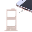 For Vivo X7 Plus 2 x SIM Card Tray (Gold) - Card Socket by PMc TechLife | Online Shopping South Africa | PMc TechLife | Buy Now Pay Later Mobicred