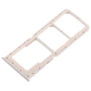 For OPPO A5 / A3s 2 x SIM Card Tray + Micro SD Card Tray (Silver)