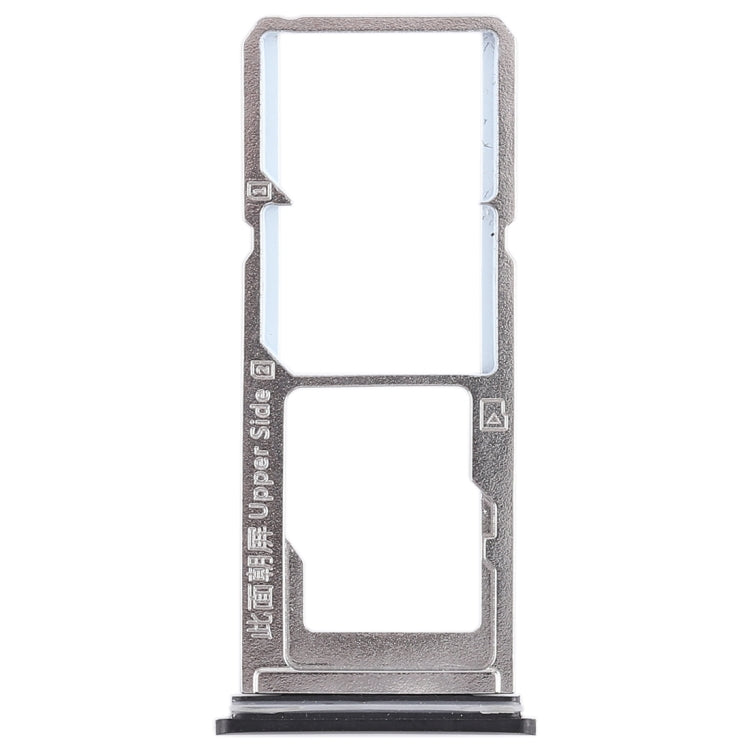 For Vivo Y85 / Z1 / Z1i / V9 Youth / V9 2 x SIM Card Tray + Micro SD Card Tray (Black) - Card Socket by PMc TechLife | Online Shopping South Africa | PMc TechLife | Buy Now Pay Later Mobicred