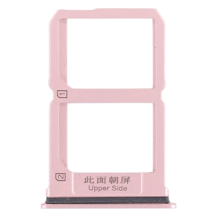 For Vivo X9i 2 x SIM Card Tray (Rose Gold) - Card Socket by PMc TechLife | Online Shopping South Africa | PMc TechLife | Buy Now Pay Later Mobicred