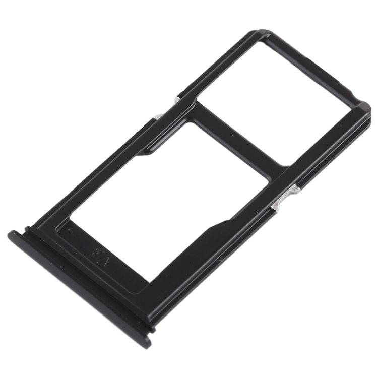 For Vivo X20 Plus SIM Card Tray + SIM Card Tray / Micro SD Card Tray (Black)