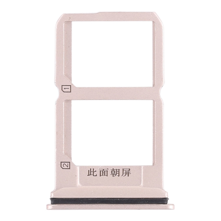 For Vivo X9s Plus 2 x SIM Card Tray (Gold) - Card Socket by PMc TechLife | Online Shopping South Africa | PMc TechLife | Buy Now Pay Later Mobicred