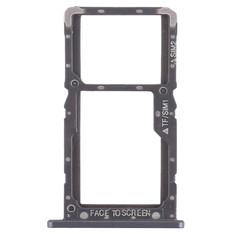 SIM Card Tray + SIM Card Tray / Micro SD Card Tray for Xiaomi Pocophone F1 (Black) - Card Tray by PMc TechLife | Online Shopping South Africa | PMc TechLife | Buy Now Pay Later Mobicred