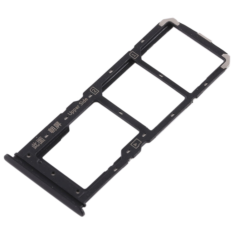 For Vivo Y71 2 x SIM Card Tray + Micro SD Card Tray (Black) - Card Socket by PMc TechLife | Online Shopping South Africa | PMc TechLife | Buy Now Pay Later Mobicred