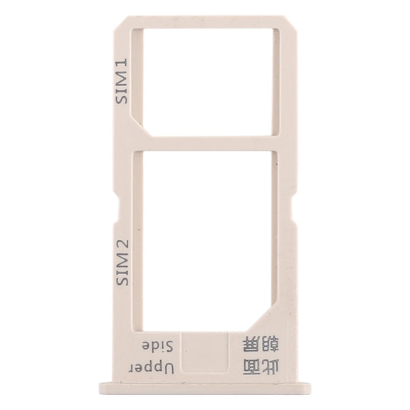 For Vivo Y55 2 x SIM Card Tray (Gold)