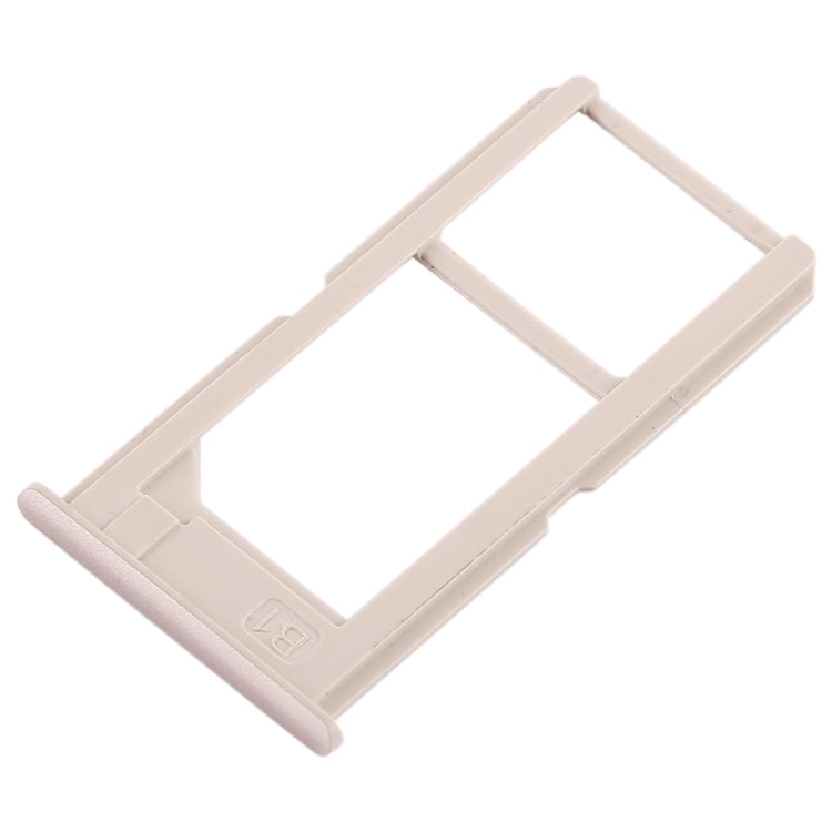 For Vivo Y55 2 x SIM Card Tray (Gold) - Card Socket by PMc TechLife | Online Shopping South Africa | PMc TechLife | Buy Now Pay Later Mobicred