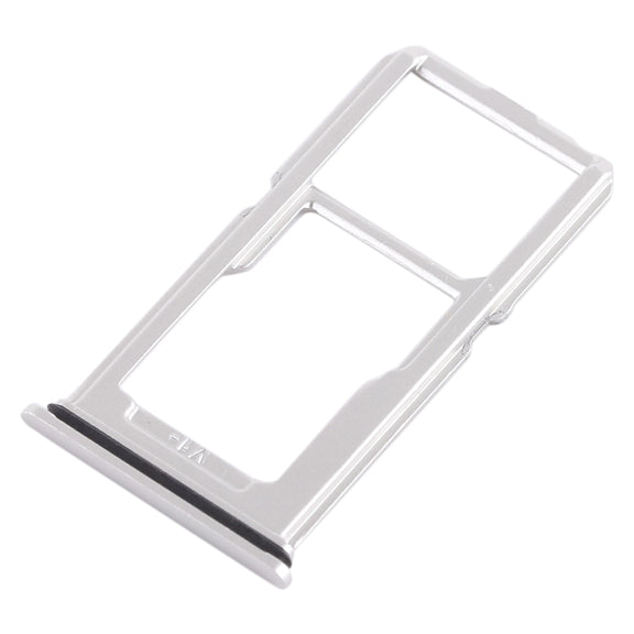 For Vivo X21i SIM Card Tray + SIM Card Tray / Micro SD Card Tray (Silver)