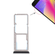For Vivo Y69 2 x SIM Card Tray + Micro SD Card Tray (Black)