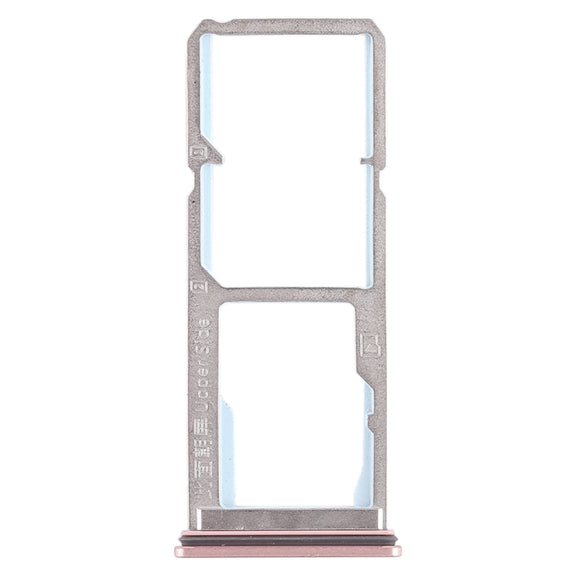 For Vivo Y69 2 x SIM Card Tray + Micro SD Card Tray (Rose Gold)