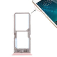 For Vivo Y67 SIM Card Tray + SIM Card Tray / Micro SD Card Tray (Rose Gold) - Card Socket by PMc TechLife | Online Shopping South Africa | PMc TechLife | Buy Now Pay Later Mobicred