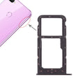 SIM Card Tray + SIM Card Tray / Micro SD Card Tray for Huawei Honor 9i (Black) - Card Socket by PMc TechLife | Online Shopping South Africa | PMc TechLife | Buy Now Pay Later Mobicred