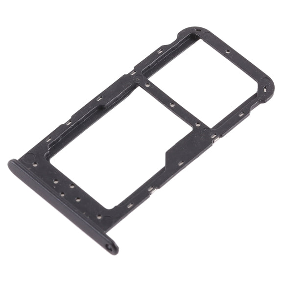 SIM Card Tray + SIM Card Tray / Micro SD Card Tray for Huawei Honor 9i (Black)