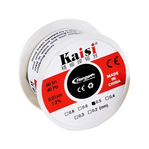Kaisi 0.5mm Rosin Core Tin Lead Solder Wire for Welding Works, 50g - Welding Wire by Kaisi | Online Shopping South Africa | PMC Jewellery | Buy Now Pay Later Mobicred