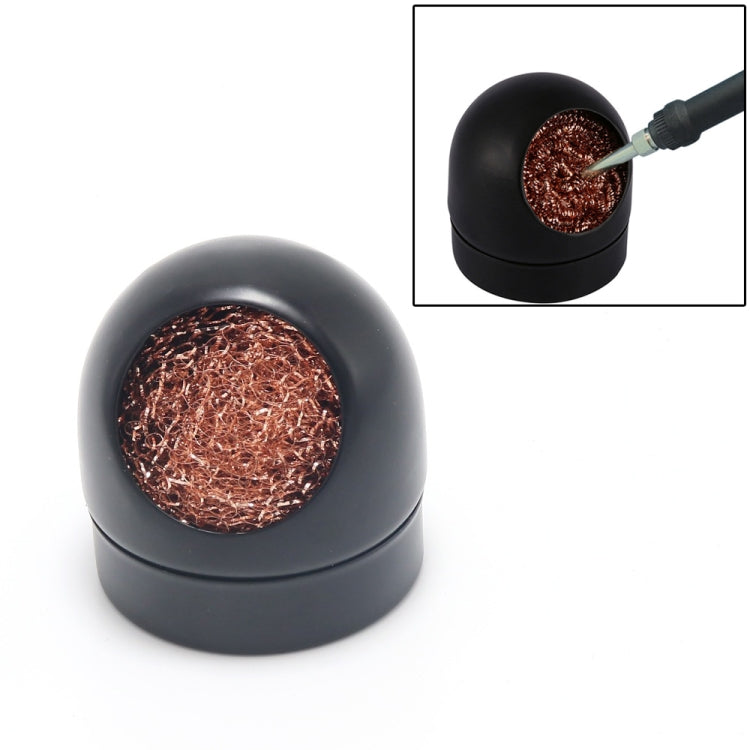 Kaisi Soldering Iron Nozzle Cleaning Ball Pure Copper Removing Tin Ball Seat(Black) - Others by PMC TechLife | Online Shopping South Africa | PMC TechLife | Buy Now Pay Later Mobicred