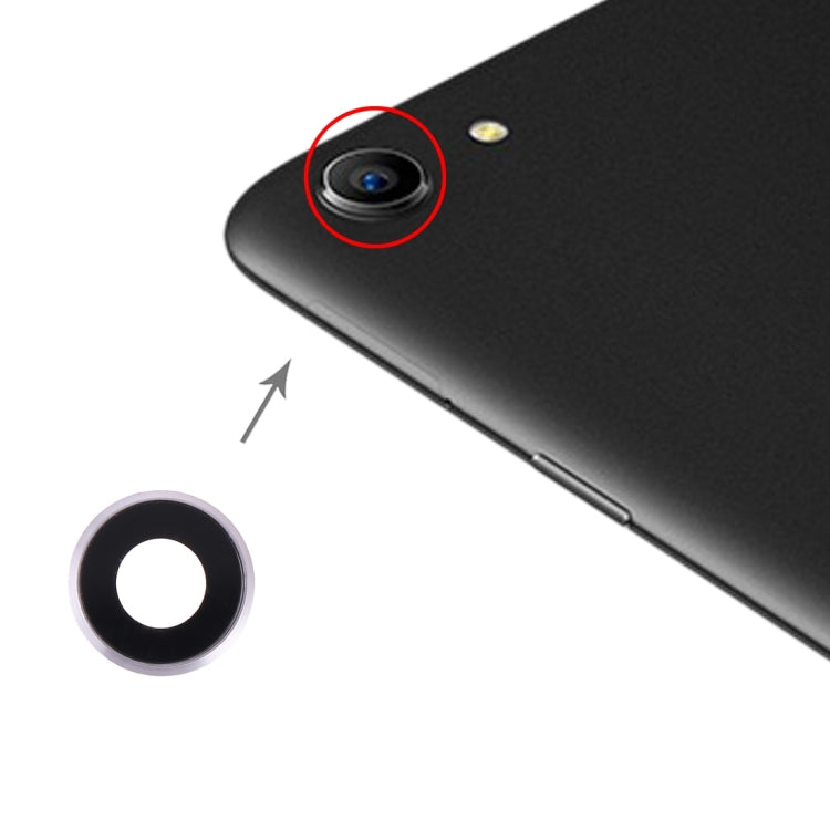 For OPPO A83 / A1 10pcs Camera Lens Cover (Silver)