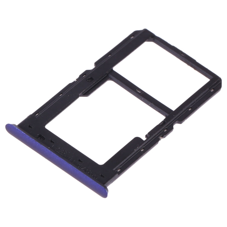 For OPPO A9 SIM Card Tray + SIM Card / Micro SD Card (Blue) - Card Tray by PMc TechLife | Online Shopping South Africa | PMc TechLife | Buy Now Pay Later Mobicred