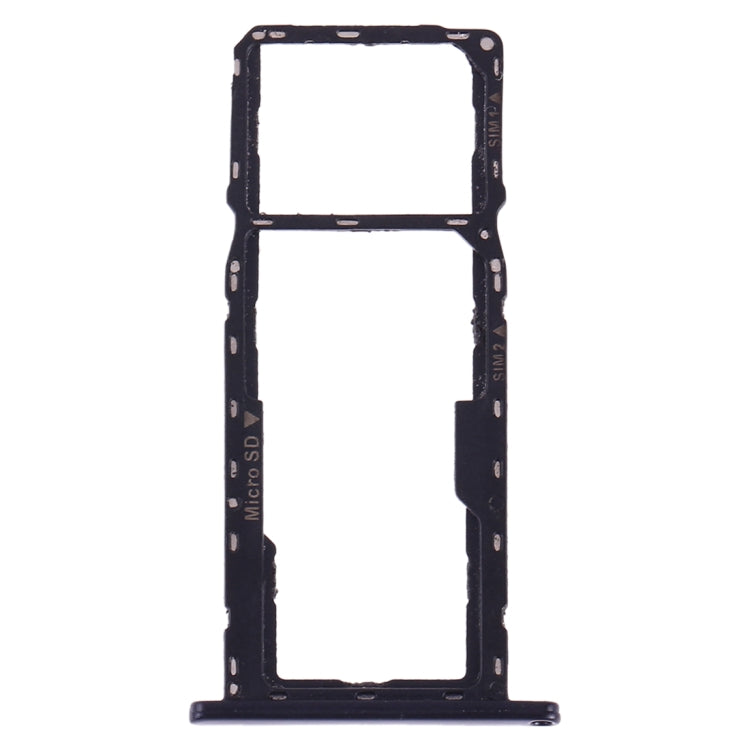 SIM Card Tray + SIM Card Tray + Micro SD Card Tray for Asus ZenFone MAX M1 ZB555KL(Black) - Card Tray by PMC TechLife | Online Shopping South Africa | PMC TechLife | Buy Now Pay Later Mobicred