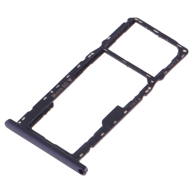 SIM Card Tray + SIM Card Tray + Micro SD Card Tray for Asus ZenFone MAX M1 ZB555KL(Black) - Card Tray by PMC TechLife | Online Shopping South Africa | PMC TechLife | Buy Now Pay Later Mobicred