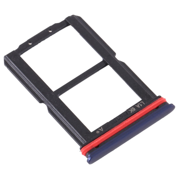 For OnePlus 7 SIM Card Tray + SIM Card Tray (Blue)