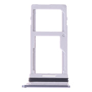 SIM Card Tray + SIM Card Tray / Micro SD Card Tray for LG G7 ThinQ G710 G710EM G710PM G710VMP G710ULM (Silver)