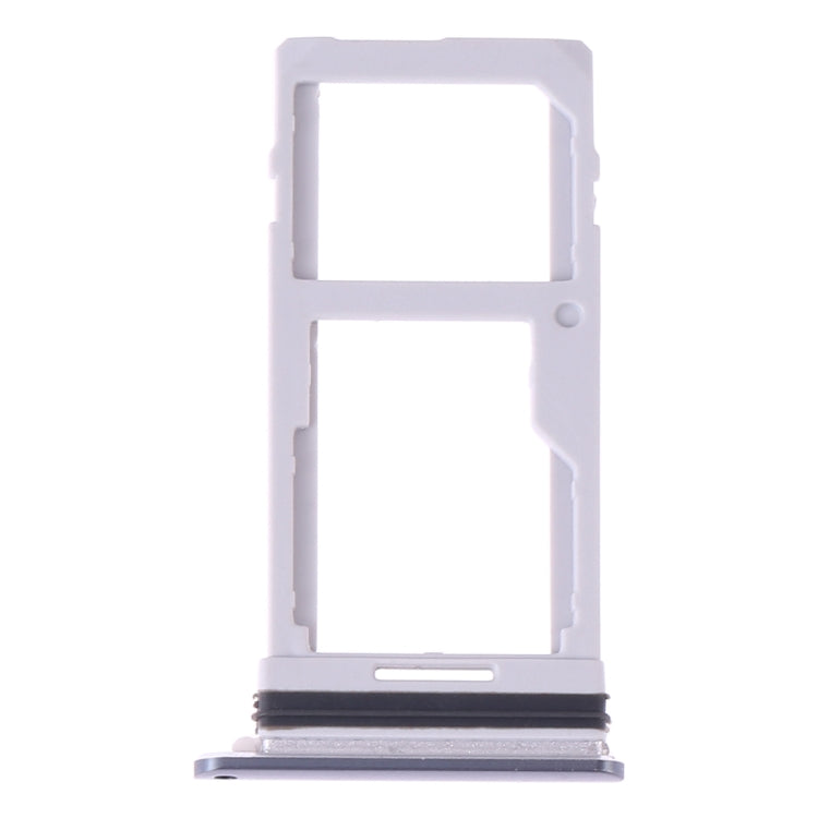 SIM Card Tray + SIM Card Tray / Micro SD Card Tray for LG G7 ThinQ G710 G710EM G710PM G710VMP G710ULM (Silver)