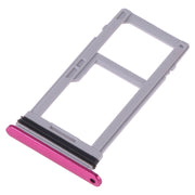 SIM Card Tray + SIM Card Tray / Micro SD Card Tray for LG G7 ThinQ G710 G710EM G710PM G710VMP G710ULM (Purplish Red)