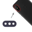 10 PCS Camera Lens Cover for Xiaomi Redmi 6 Pro / MI A2 Lite(Black) - Camera by PMc TechLife | Online Shopping South Africa | PMc TechLife | Buy Now Pay Later Mobicred