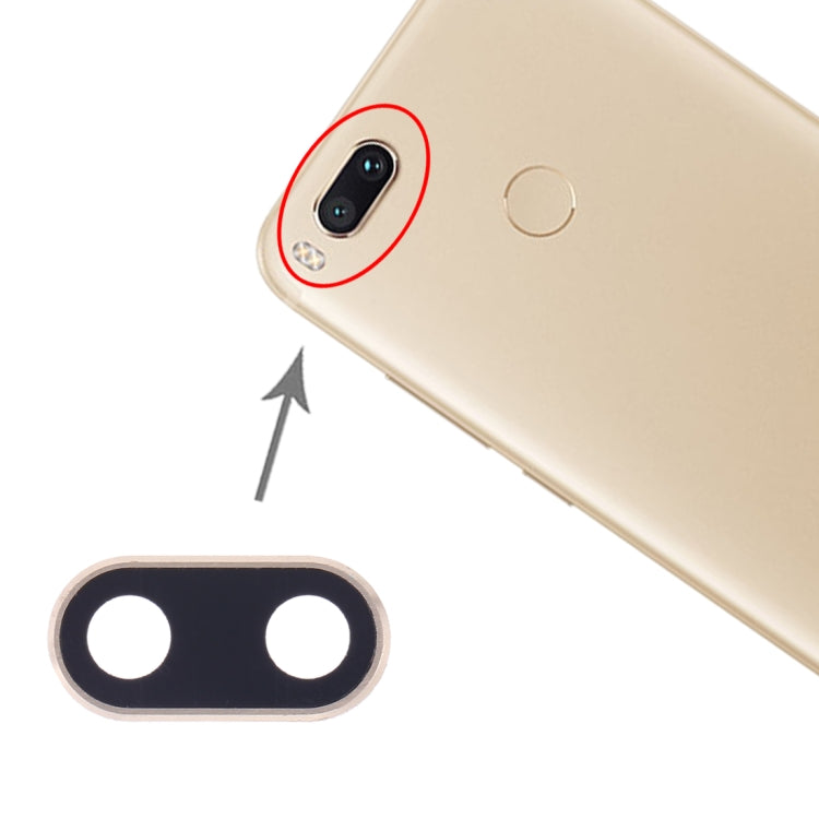 10 PCS Camera Lens Cover for Xiaomi Mi 5X / A1(Gold) - Camera by PMc TechLife | Online Shopping South Africa | PMc TechLife | Buy Now Pay Later Mobicred