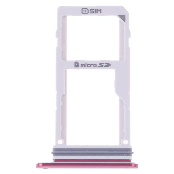 SIM Card Tray + SIM Card Tray / Micro SD Card Tray for LG V30 VS996 LS998U H933 LS998U (Red)