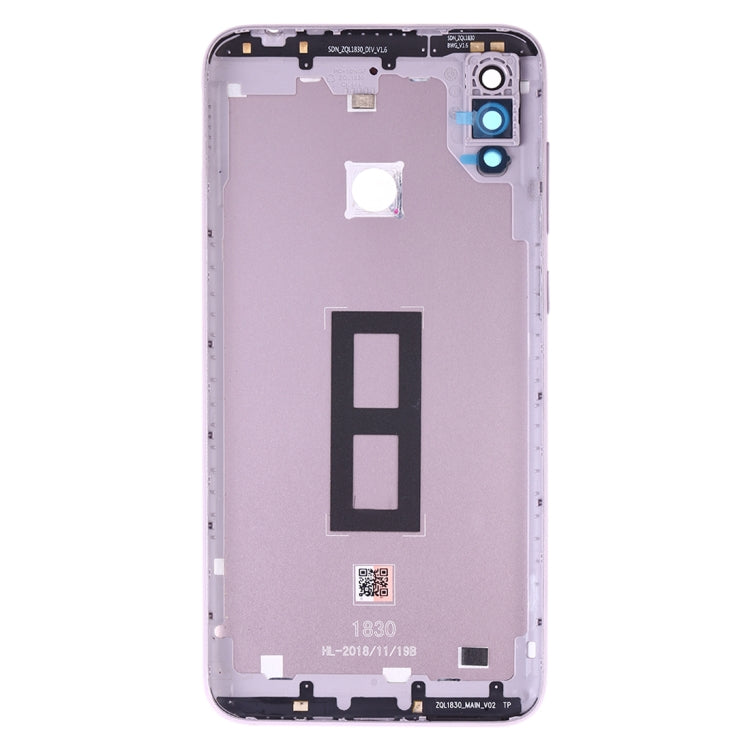 Battery Back Cover with Camera Lens for Asus Zenfone Max M2 ZB633KL ZB632KL(Silver) - Back Cover by PMC TechLife | Online Shopping South Africa | PMC TechLife | Buy Now Pay Later Mobicred