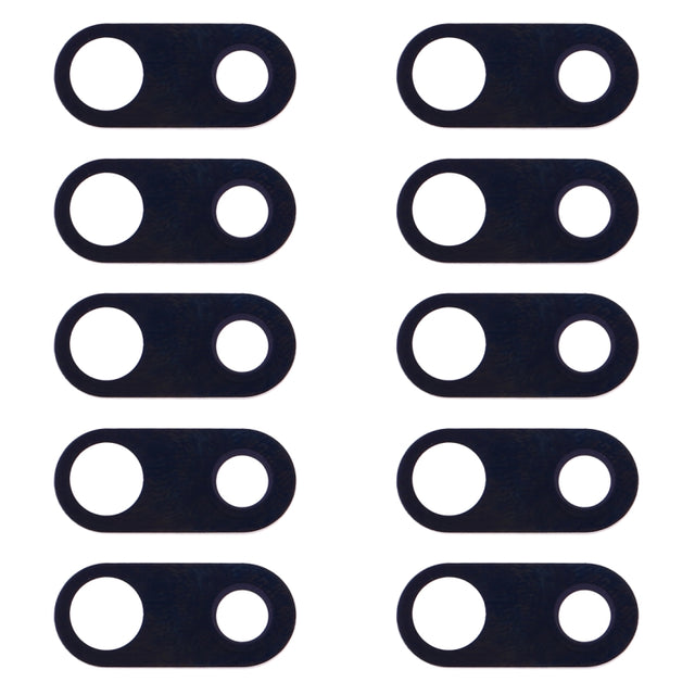10 PCS Back Camera Lens for LG V30 H930 H933 (Black)