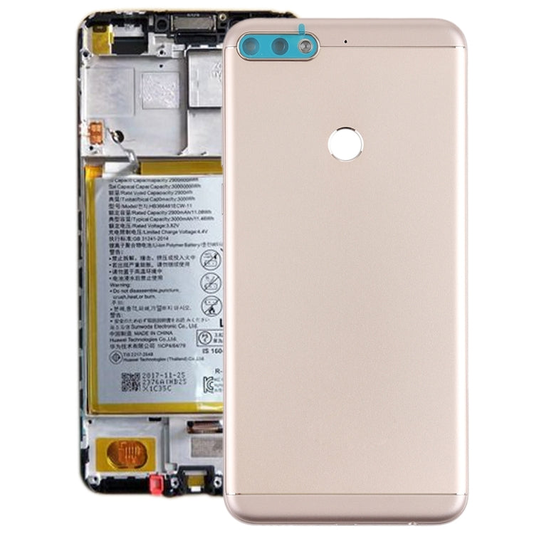 Back Cover with Side Keys for Huawei Honor Play 7C(Gold) - Back Cover by PMC TechLife | Online Shopping South Africa | PMC TechLife | Buy Now Pay Later Mobicred