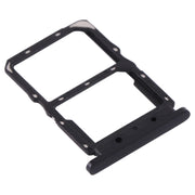 SIM Card Tray + NM Card Tray for Huawei Nova 5 (Black)