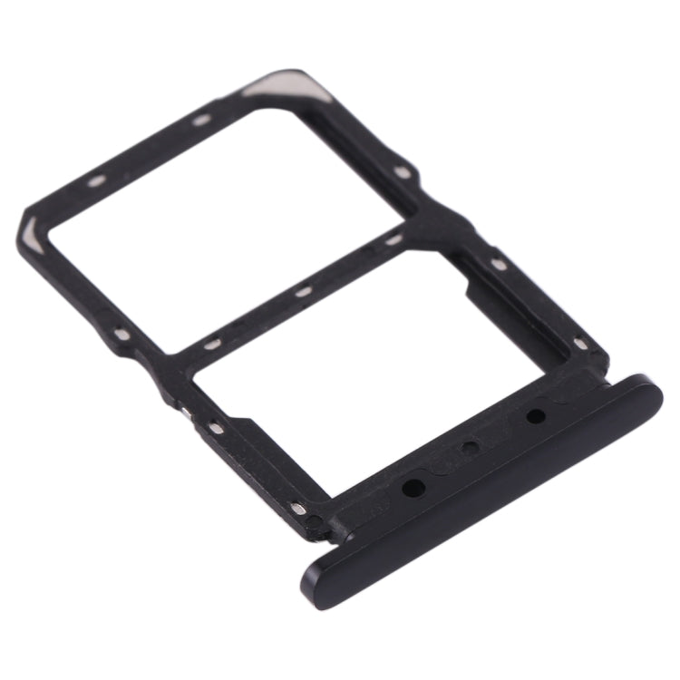 SIM Card Tray + NM Card Tray for Huawei Nova 5 (Black)