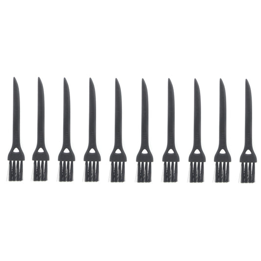 10 PCS JIAFA P8842 Flat Head Shrill Tail Cleaning Brush, Length: 8.5cm(Black) - free shipping - PMC Jewellery - Order now!