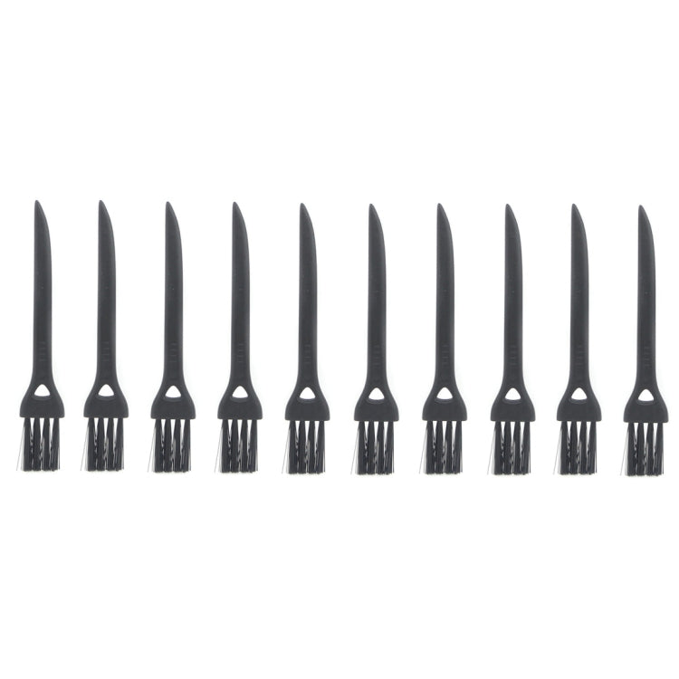 10 PCS JIAFA P8842 Flat Head Shrill Tail Cleaning Brush, Length: 8.5cm(Black) - free shipping - PMC Jewellery - Order now!