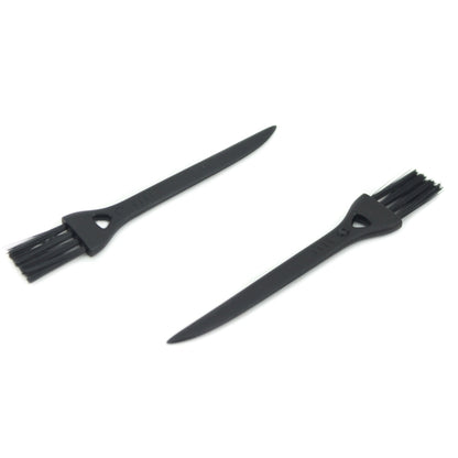 10 PCS JIAFA P8842 Flat Head Shrill Tail Cleaning Brush, Length: 8.5cm(Black) - free shipping - PMC Jewellery - Order now!
