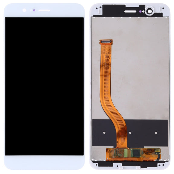 OEM LCD Screen for Huawei Honor V9 Digitizer Full Assembly with Frame (White)