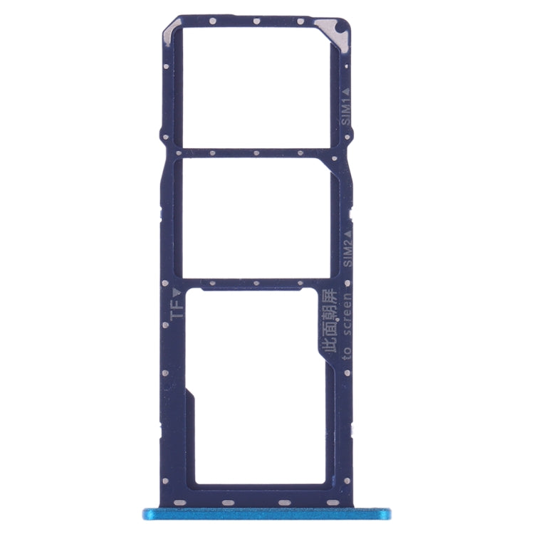 SIM Card Tray + SIM Card Tray + Micro SD Card Tray for Huawei Y7 (2019) / Y7 Pro (2019) / Y7 Prime (2019) (Blue) - Card Socket by PMC TechLife | Online Shopping South Africa | PMC TechLife