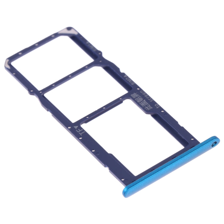 SIM Card Tray + SIM Card Tray + Micro SD Card Tray for Huawei Y7 (2019) / Y7 Pro (2019) / Y7 Prime (2019) (Blue) - Card Socket by PMC TechLife | Online Shopping South Africa | PMC TechLife
