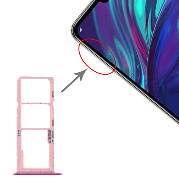 SIM Card Tray + SIM Card Tray + Micro SD Card Tray for Huawei Y7 (2019) / Y7 Pro (2019) / Y7 Prime (2019) (Purple) - free shipping - PMC TechLife - Order now!