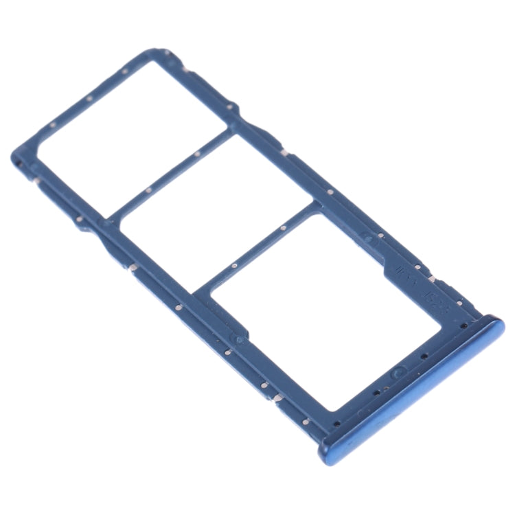 SIM Card Tray + SIM Card Tray + Micro SD Card Tray for Huawei Y9 (2019) (Blue) - Card Socket by PMc TechLife | Online Shopping South Africa | PMc TechLife | Buy Now Pay Later Mobicred