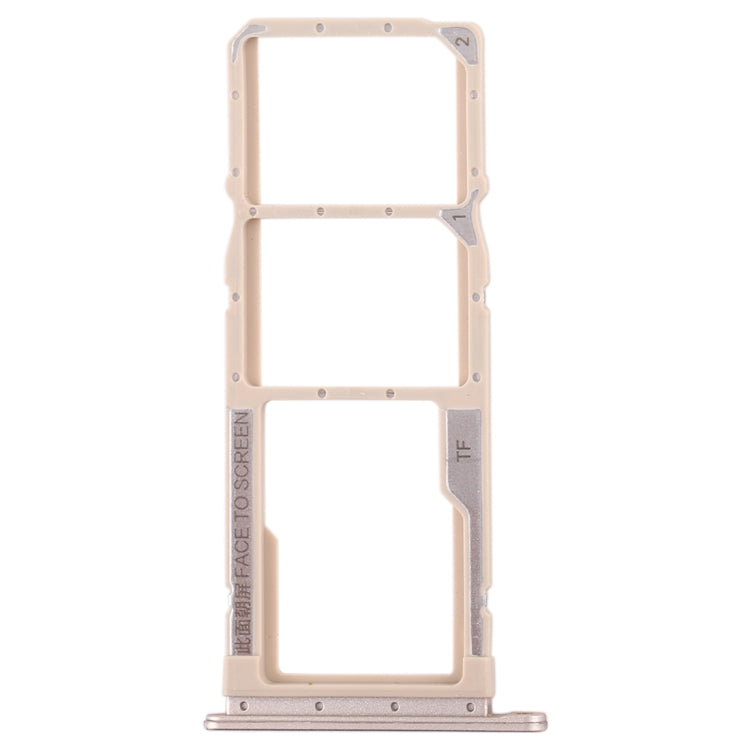 SIM Card Tray + SIM Card Tray + Micro SD Card Tray for Xiaomi Redmi 7A (Gold) - Card Tray by PMC TechLife | Online Shopping South Africa | PMC TechLife | Buy Now Pay Later Mobicred