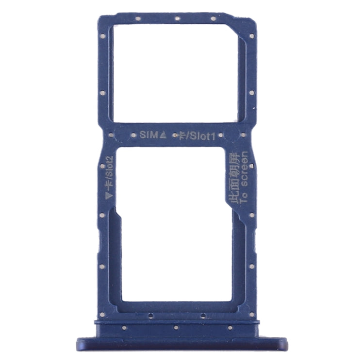SIM Card Tray + SIM Card Tray / Micro SD Card Tray for Huawei Honor 9X / Honor 9X Pro(Blue) - free shipping - PMC TechLife - Order now!