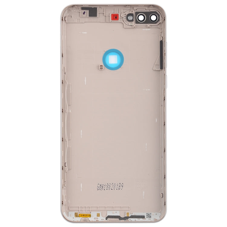 Back Cover with Side Keys for Huawei Y7 (2018)(Gold) - Back Cover by PMC TechLife | Online Shopping South Africa | PMC TechLife | Buy Now Pay Later Mobicred
