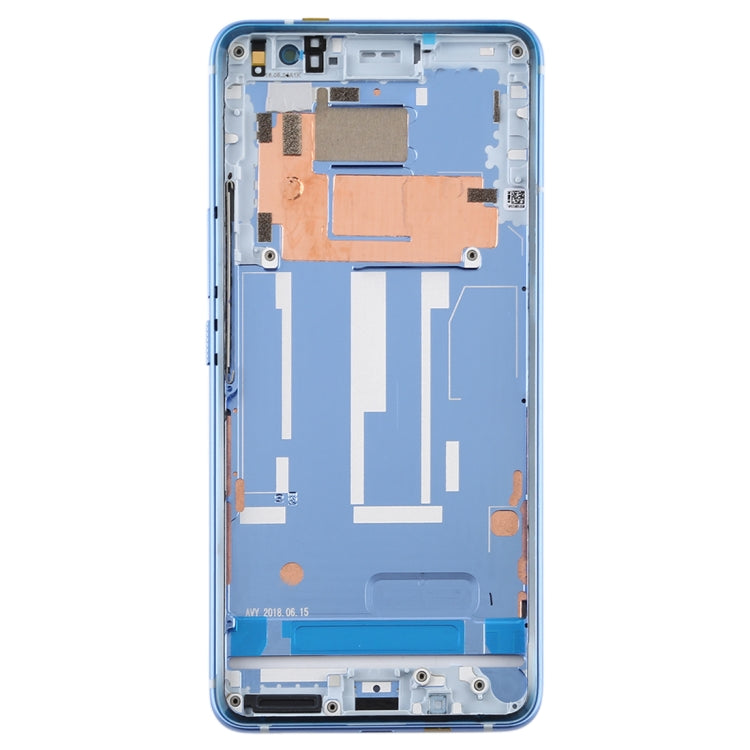 Middle Frame Bezel Plate for HTC U11+ (Blue) - Full Housing Cover by PMC TechLife | Online Shopping South Africa | PMC TechLife | Buy Now Pay Later Mobicred
