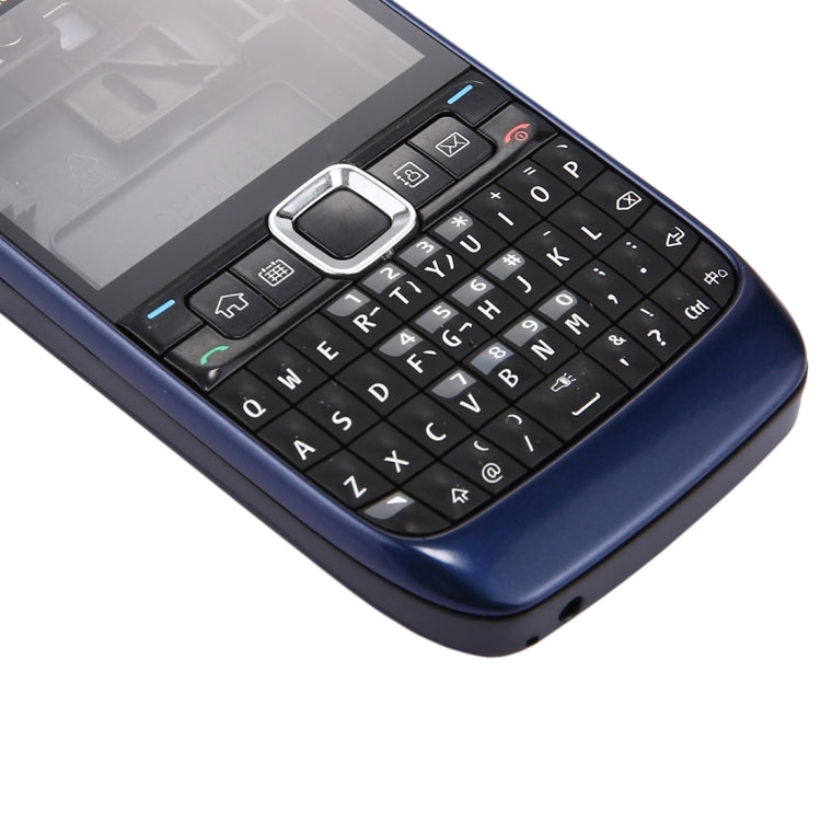 Full Housing Cover (Front Cover + Middle Frame Bezel + Battery Back Cover + Keyboard) for Nokia E63(Dark Blue) - Full Housing Cover by PMC TechLife | Online Shopping South Africa | PMC TechLife | Buy Now Pay Later Mobicred