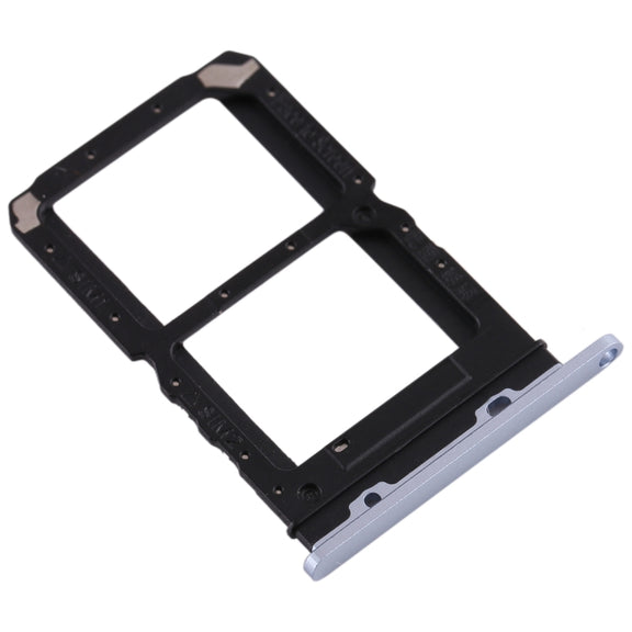 For Realme X2 Pro SIM Card Tray + SIM Card Tray (Silver)