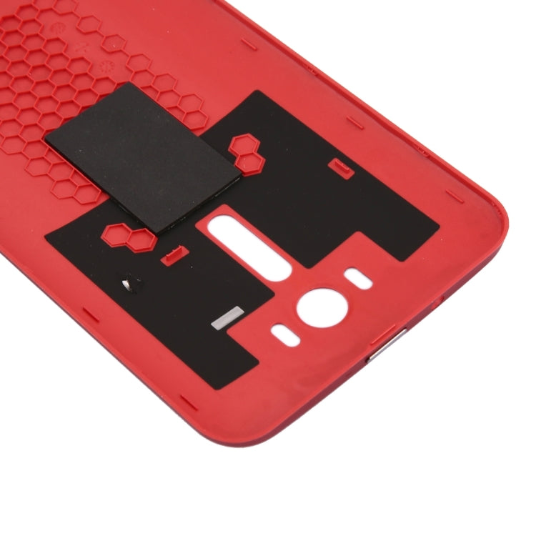 Original Brushed Texture Back Battery Cover for Asus Zenfone 2 Laser / ZE601KL (Red) - Back Cover by PMC TechLife | Online Shopping South Africa | PMC TechLife | Buy Now Pay Later Mobicred